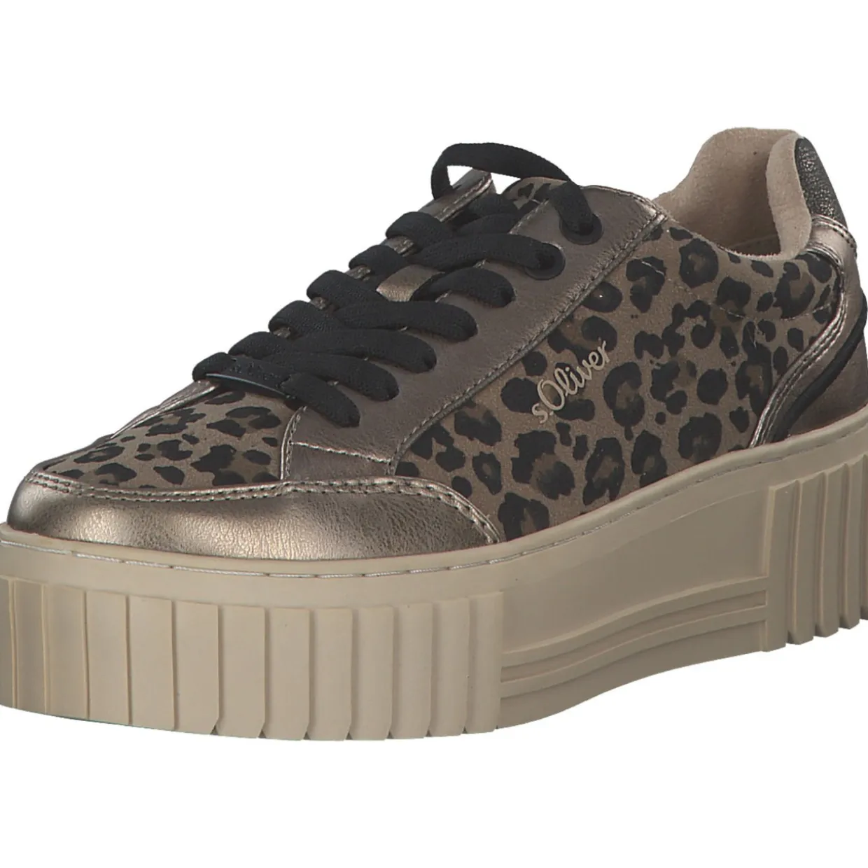 s. Oliver 5-23662-43/907 M2366242, Schnürschuhe, Damen, LEOPARD