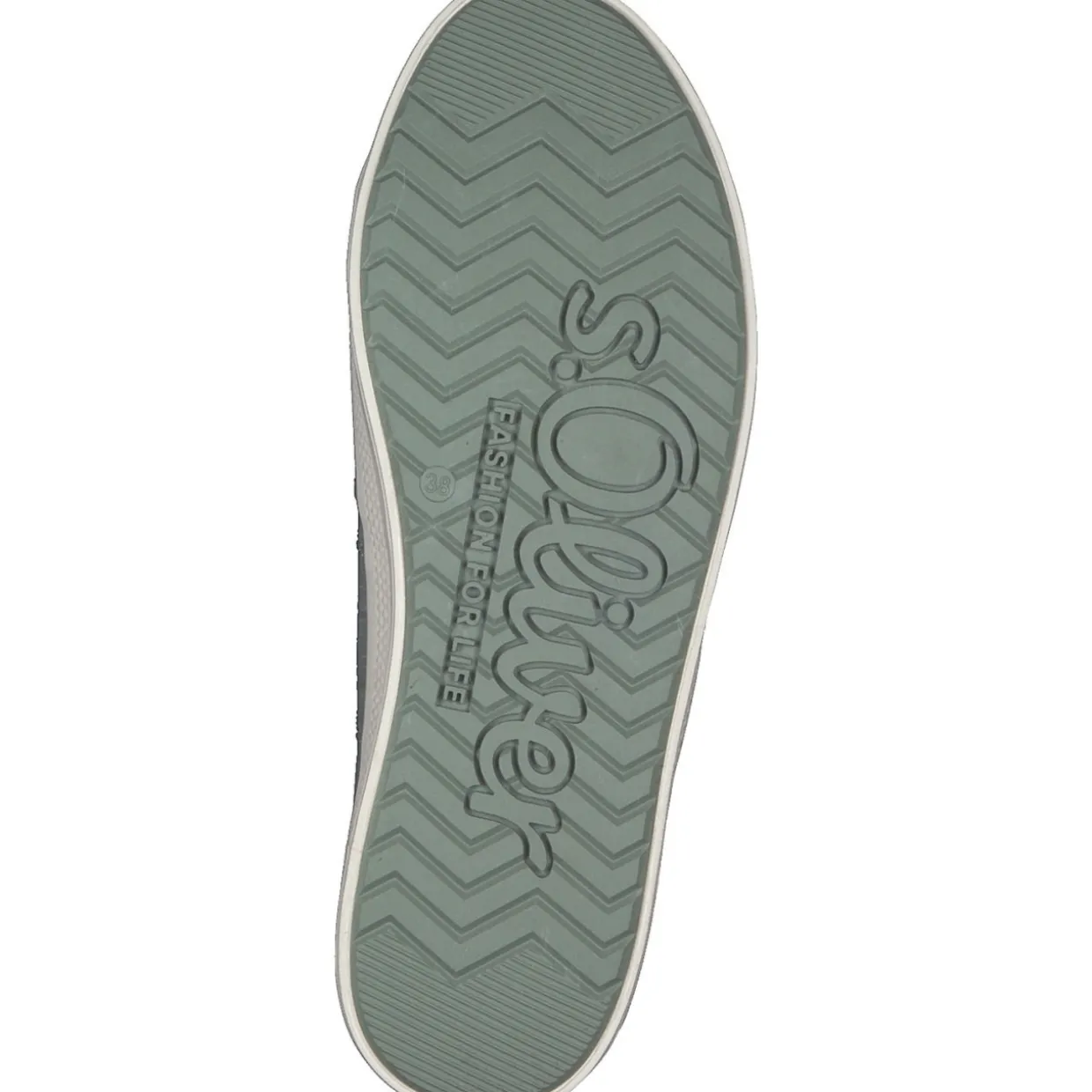 s. Oliver 23640, Sneakers Low, Damen, Grün