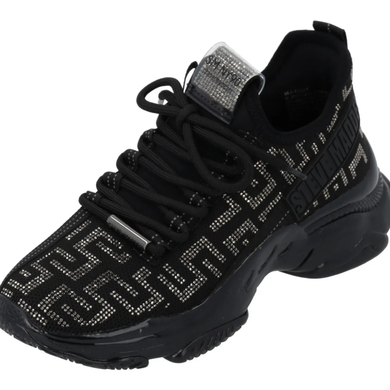 Steve Madden Maxout SM11002264, Schnürschuhe, Damen, Schwarz