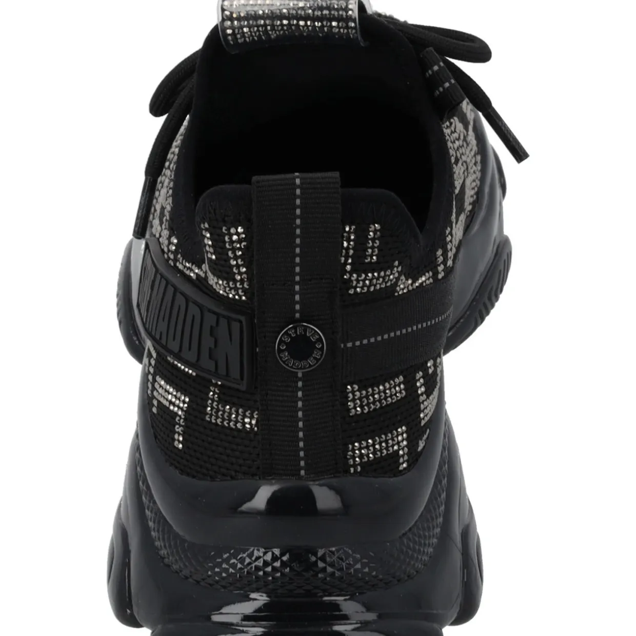 Steve Madden Maxout SM11002264, Schnürschuhe, Damen, Schwarz