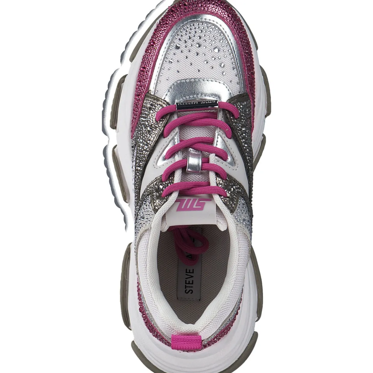 Steve Madden Privy SM19000082, Schnürschuhe, Damen, GREEN FOREST / PINK