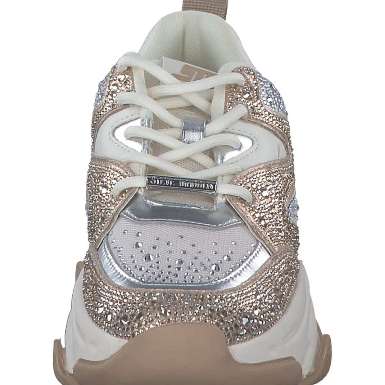 Steve Madden Privy SM19000082, Schnürschuhe, Damen, SILVER/GOLD CREAM