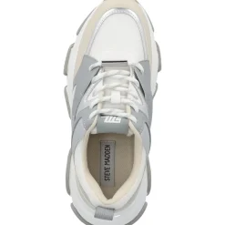 Steve Madden Progressive SM19000096, Schnürschuhe, Damen, Silver/White