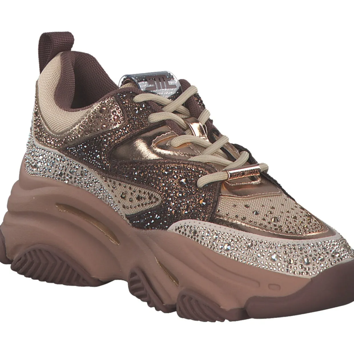 Steve Madden SM19000082-CM3 Privy, Schnürschuhe, Damen, cappucino multi