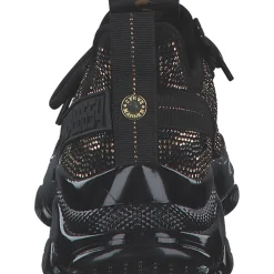 Steve Madden SM11003512-363 Maxilla-S, Schnürschuhe, Damen, black gold