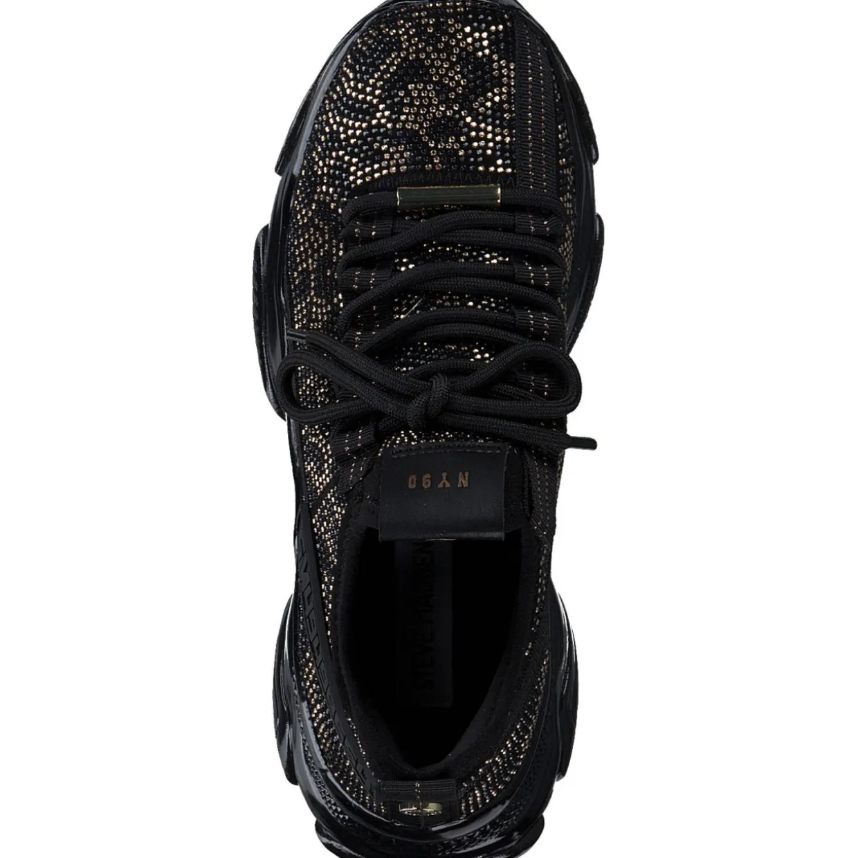 Steve Madden SM11003512-363 Maxilla-S, Schnürschuhe, Damen, black gold