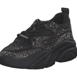 Steve Madden SM19000082-915 Privy, Schnürschuhe, Damen, black/silver