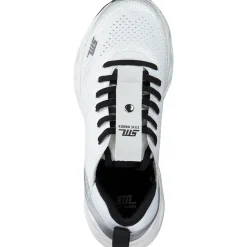 Steve Madden SM11003055-196 Surge 1, Schnürschuhe, Damen, white/silver