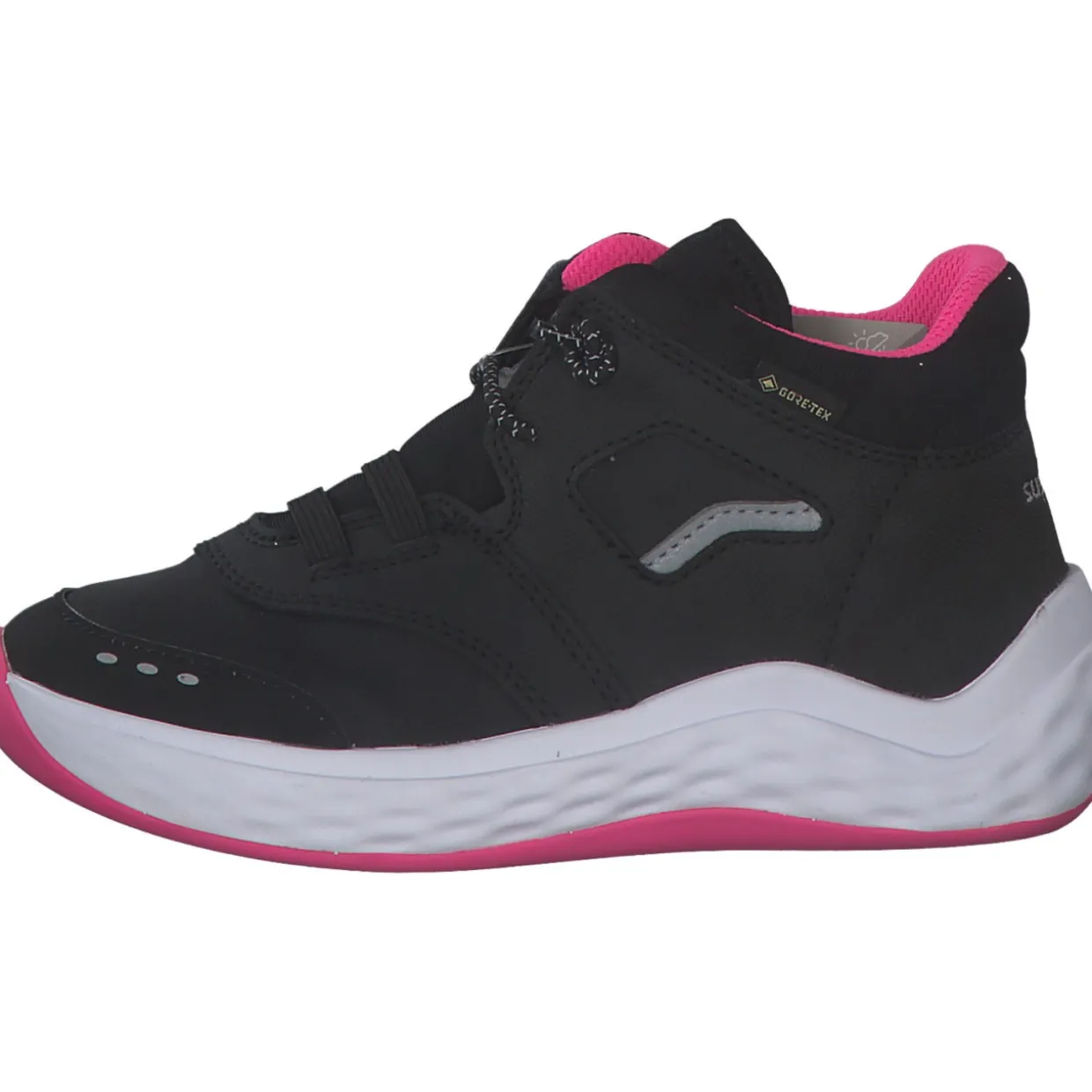 Superfit BOUNCE 09530, Halbschuhe (Kinder), Kinder, SCHWARZ/ROSA