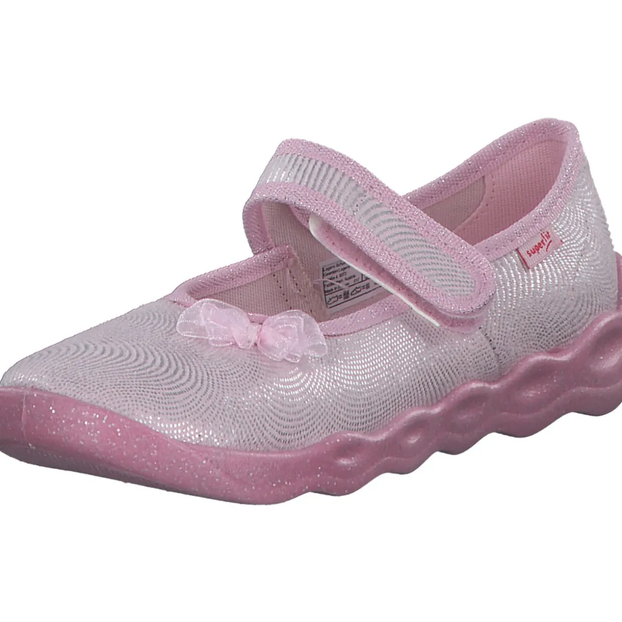 Superfit 1-006271-5540 Hausschuh Textil, Hausschuhe & Pantoffeln, Kinder, BUBBLE ROSA/WEIß