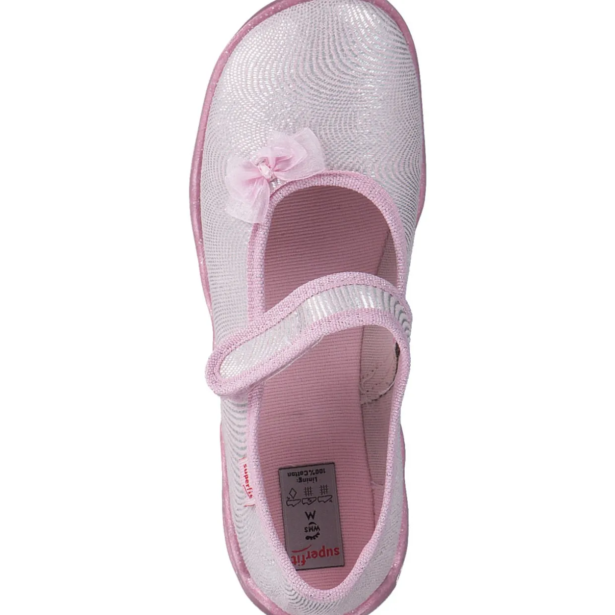 Superfit 1-006271-5540 Hausschuh Textil, Hausschuhe & Pantoffeln, Kinder, BUBBLE ROSA/WEIß