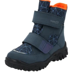 Superfit 1-006080-8030 HUSKY, Winterstiefel, Kinder, blau/orange