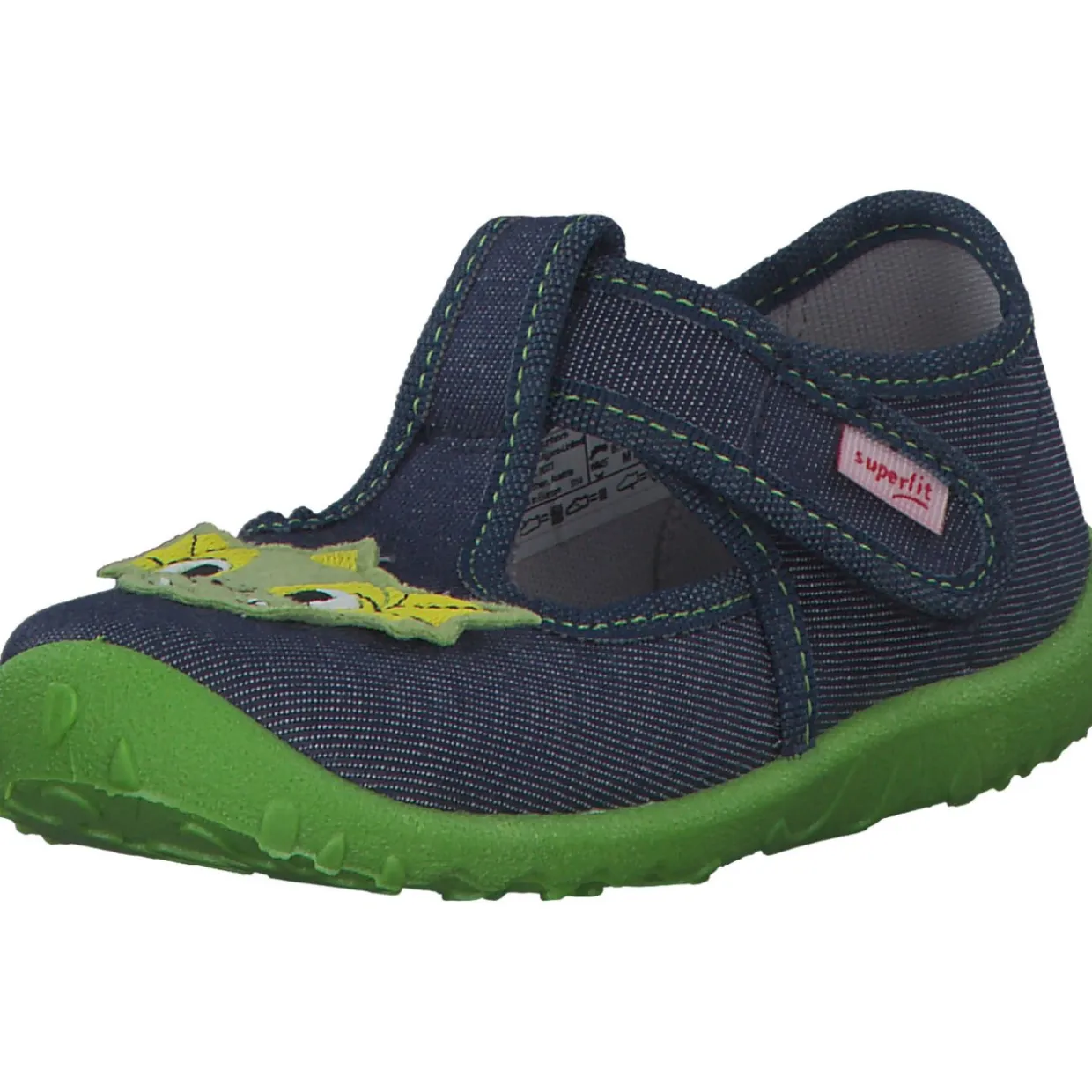 Superfit SPOTTY 09256, Hausschuhe, Kinder, BLAU/GRÜN