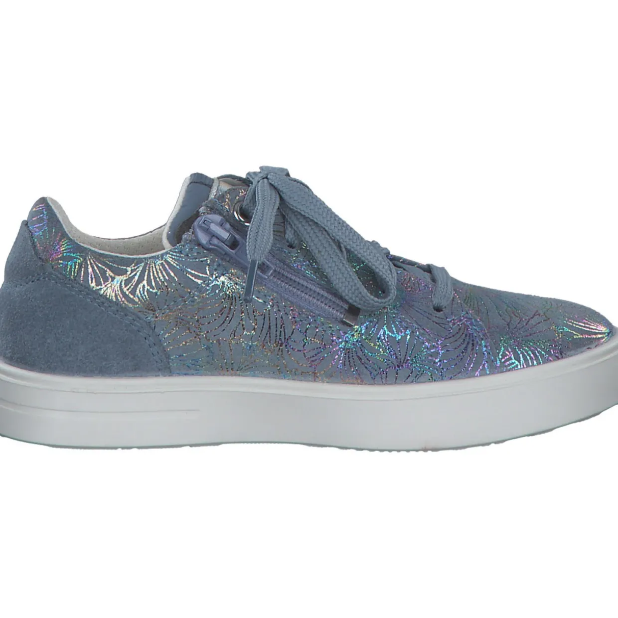 Superfit STELLA 00807, Slipper (Kinder), Kinder, Blau (Blau/Silber)