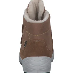 Superfit 1-106314-3000 Stiefelette Leder, Lauflernschuhe, Kinder, BRAUN/GELB