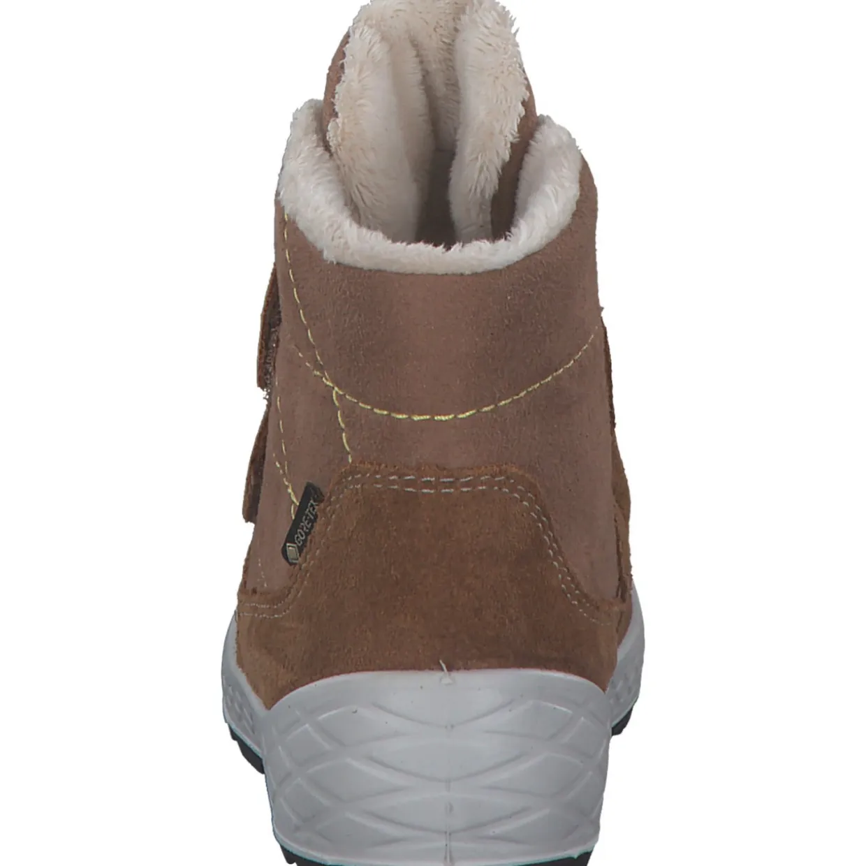 Superfit 1-106314-3000 Stiefelette Leder, Lauflernschuhe, Kinder, BRAUN/GELB