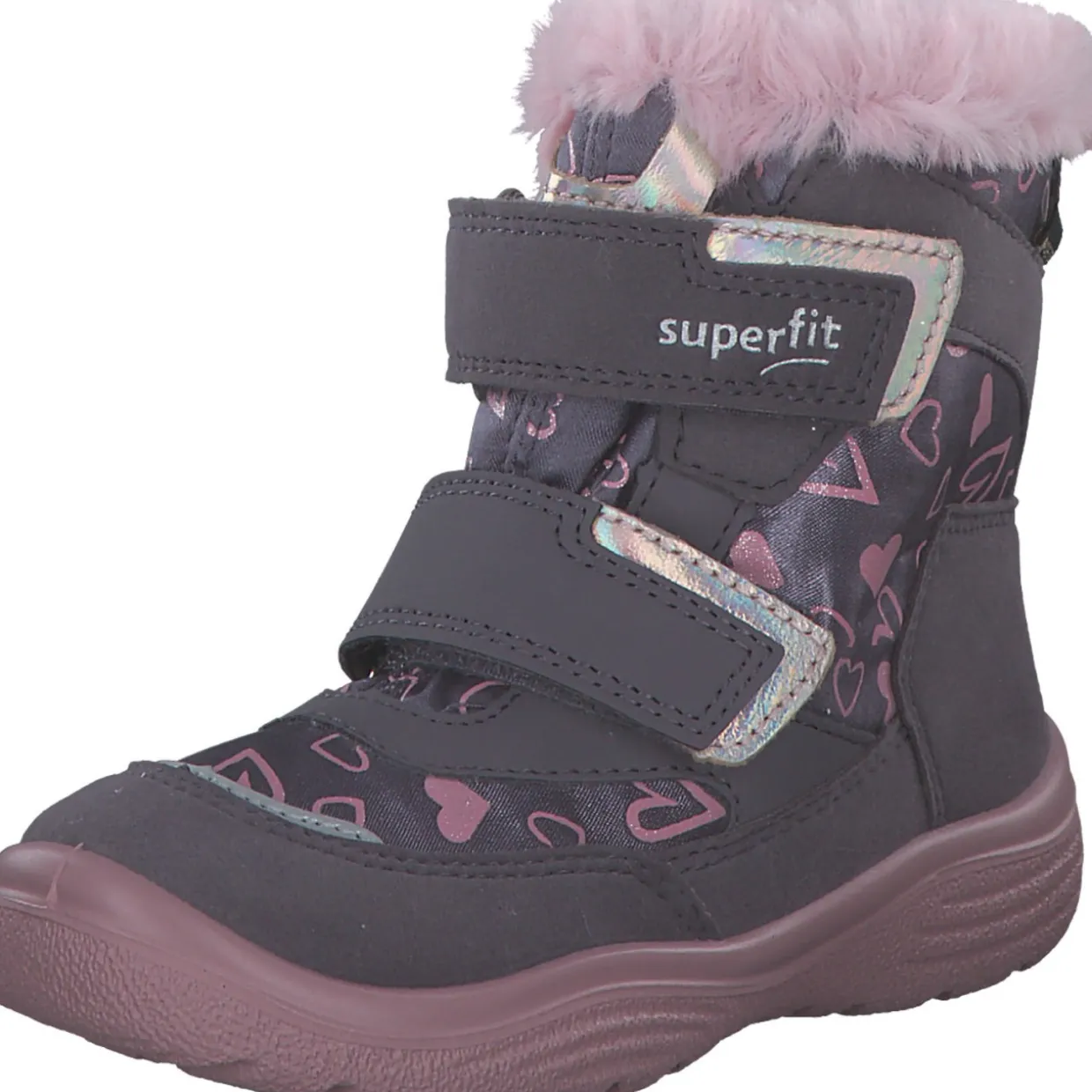 Superfit 1-009091-8510 Stiefelette Synthetik, Winterstiefel, Kinder, lila/rosa