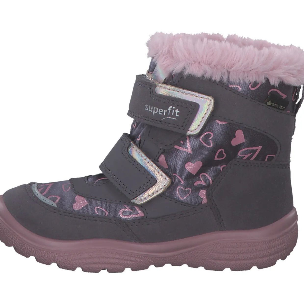 Superfit 1-009091-8510 Stiefelette Synthetik, Winterstiefel, Kinder, lila/rosa