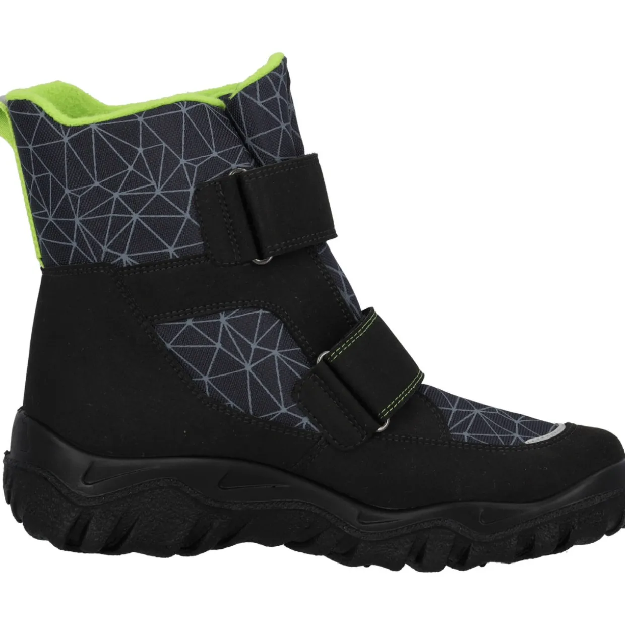 Superfit 1-006080-0020, Winterstiefel, Kinder, SCHWARZ/HELLGRÜN