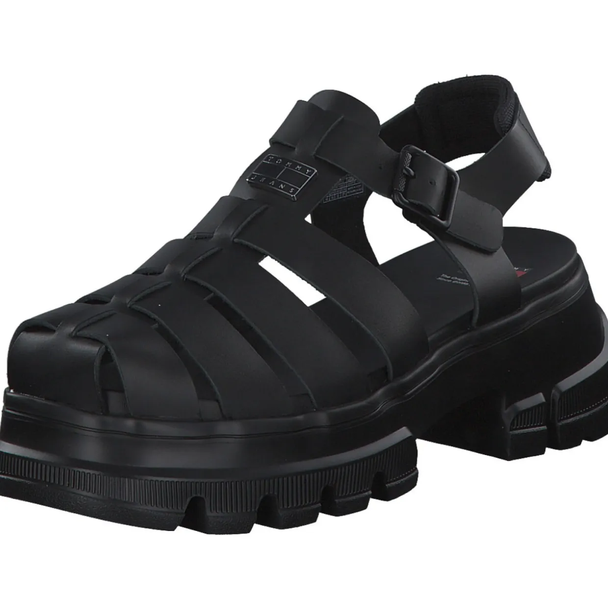 Tommy Hilfiger EN0EN02542, Keilsandaletten, Damen, Schwarz