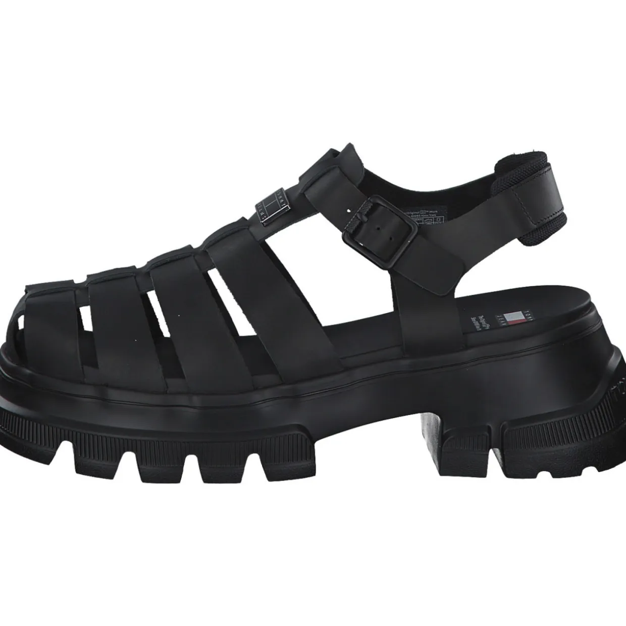 Tommy Hilfiger EN0EN02542, Keilsandaletten, Damen, Schwarz