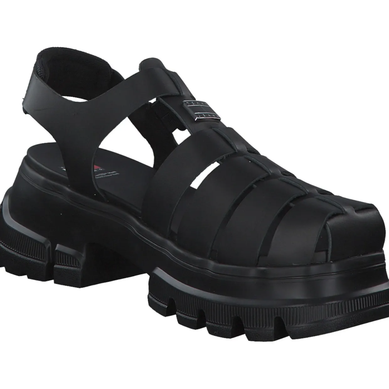 Tommy Hilfiger EN0EN02542, Keilsandaletten, Damen, Schwarz
