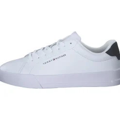Tommy Hilfiger FM0FM052970LE TH COURT LEATHER GRAIN ESS, Klassische- & Business Schuhe, Herren, Whit