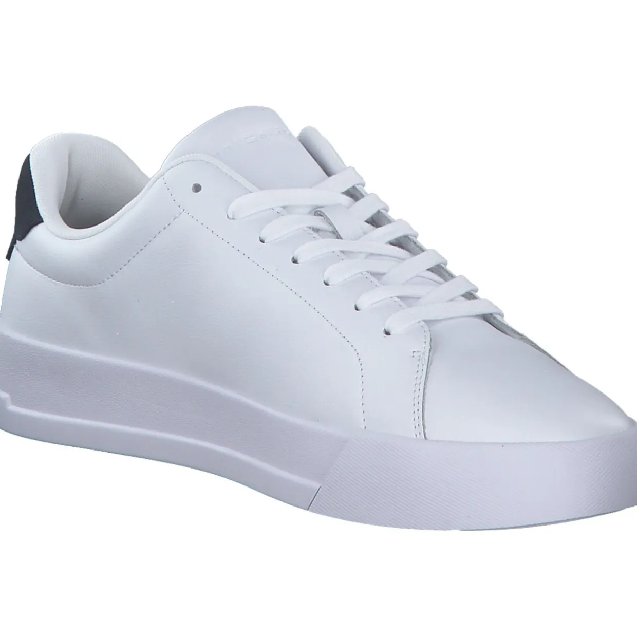 Tommy Hilfiger FM0FM052970LE TH COURT LEATHER GRAIN ESS, Klassische- & Business Schuhe, Herren, Whit