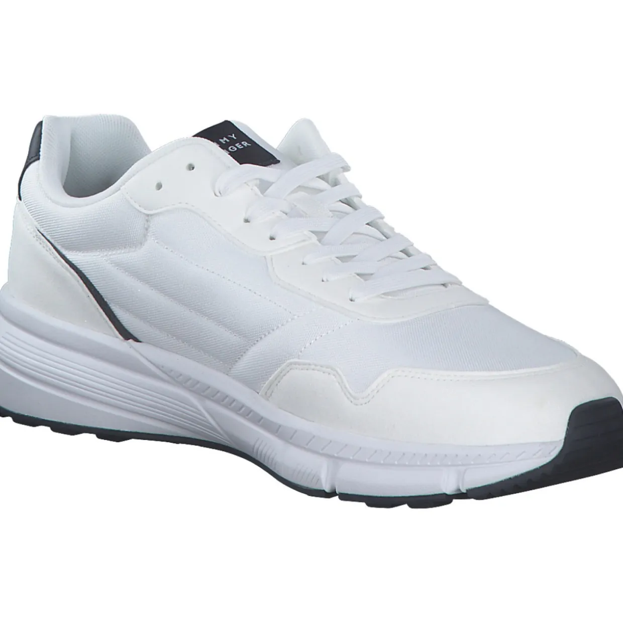 Tommy Hilfiger FM0FM05141YBS FASTON MIX ESS, Klassische- & Business Schuhe, Herren, Weiß