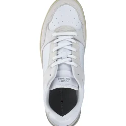Tommy Hilfiger FM0FM05215YBS TH BASKET STREET LTH, Klassische- & Business Schuhe, Herren, Weiß (Whit