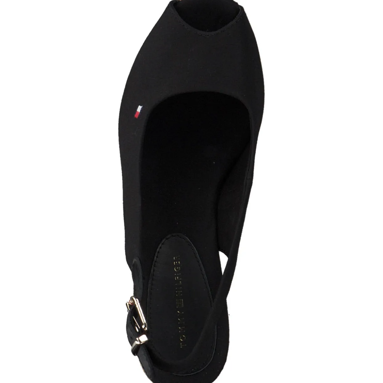 Tommy Hilfiger FW0FW04788, Keilsandaletten, Damen, Schwarz (Black)
