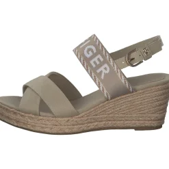 Tommy Hilfiger FW0FW07091, Sandaletten, Damen, sandal wood