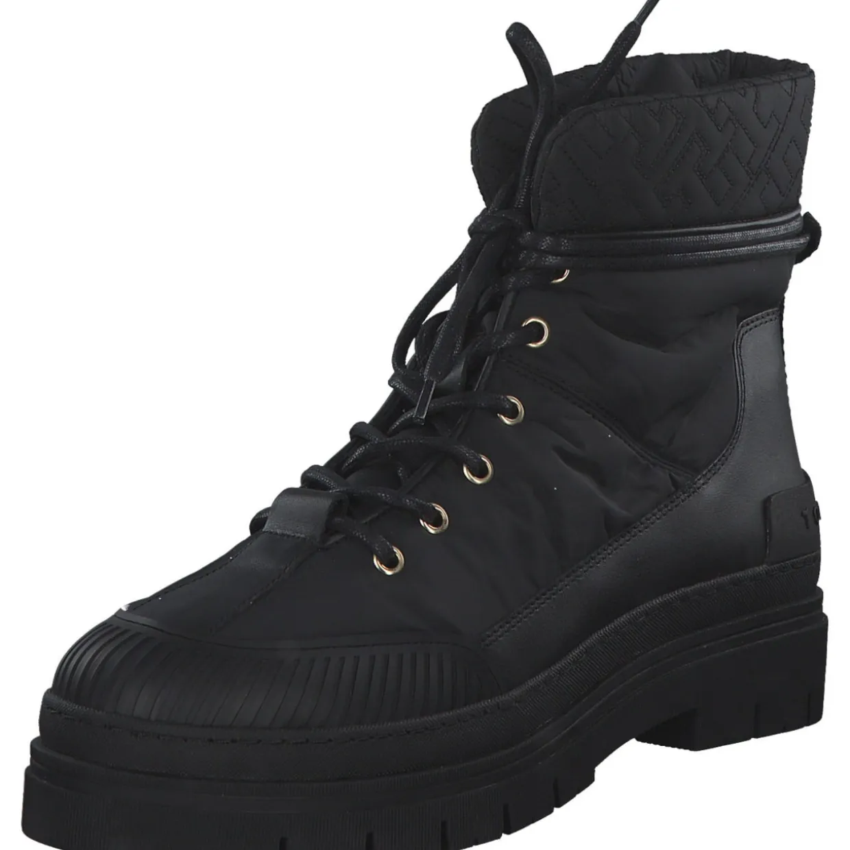 Tommy Hilfiger FW0FW07502, Schnürstiefel, Damen, Schwarz