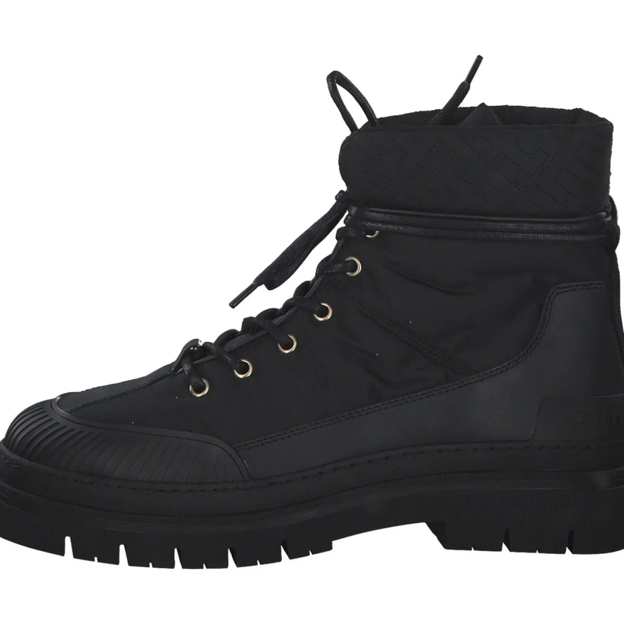 Tommy Hilfiger FW0FW07502, Schnürstiefel, Damen, Schwarz