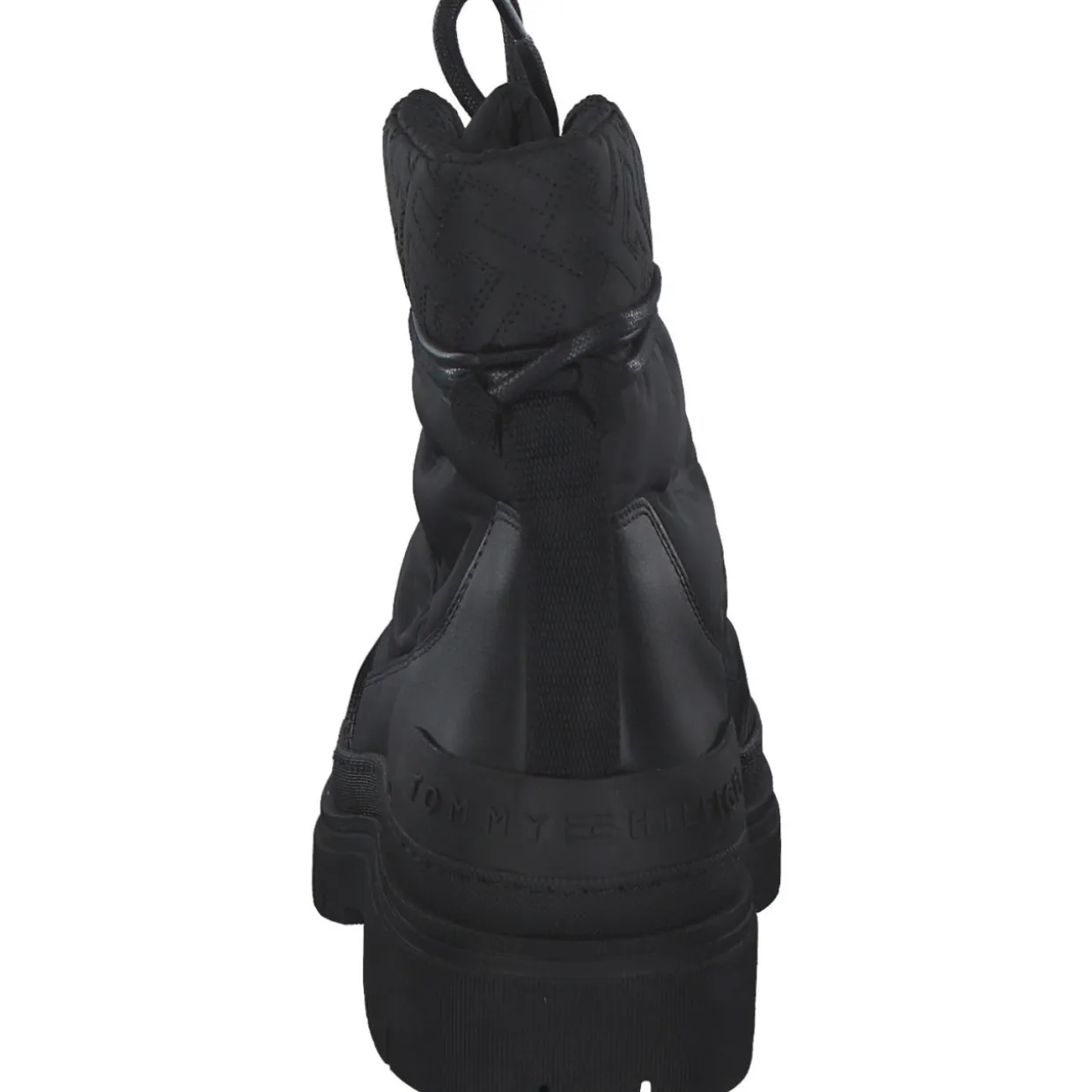Tommy Hilfiger FW0FW07502, Schnürstiefel, Damen, Schwarz
