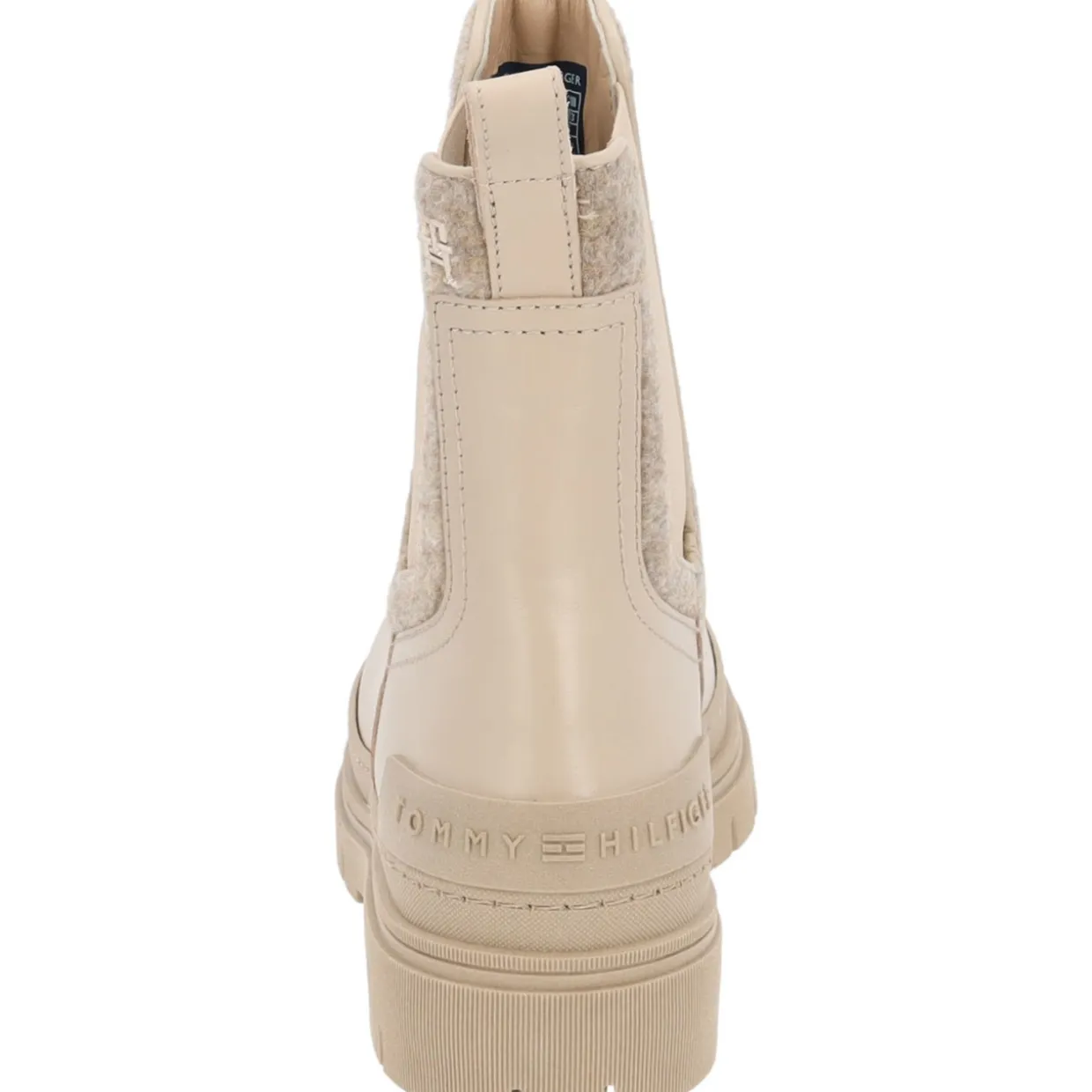Tommy Hilfiger FW0FW07655, Stiefeletten, Damen, Weiß/Merinop