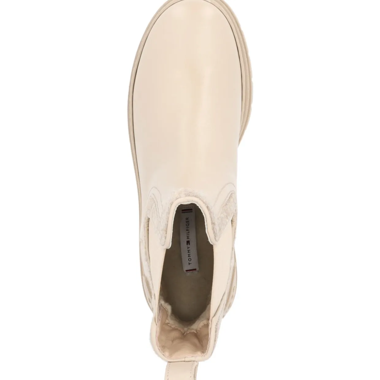 Tommy Hilfiger FW0FW07655, Stiefeletten, Damen, Weiß/Merinop