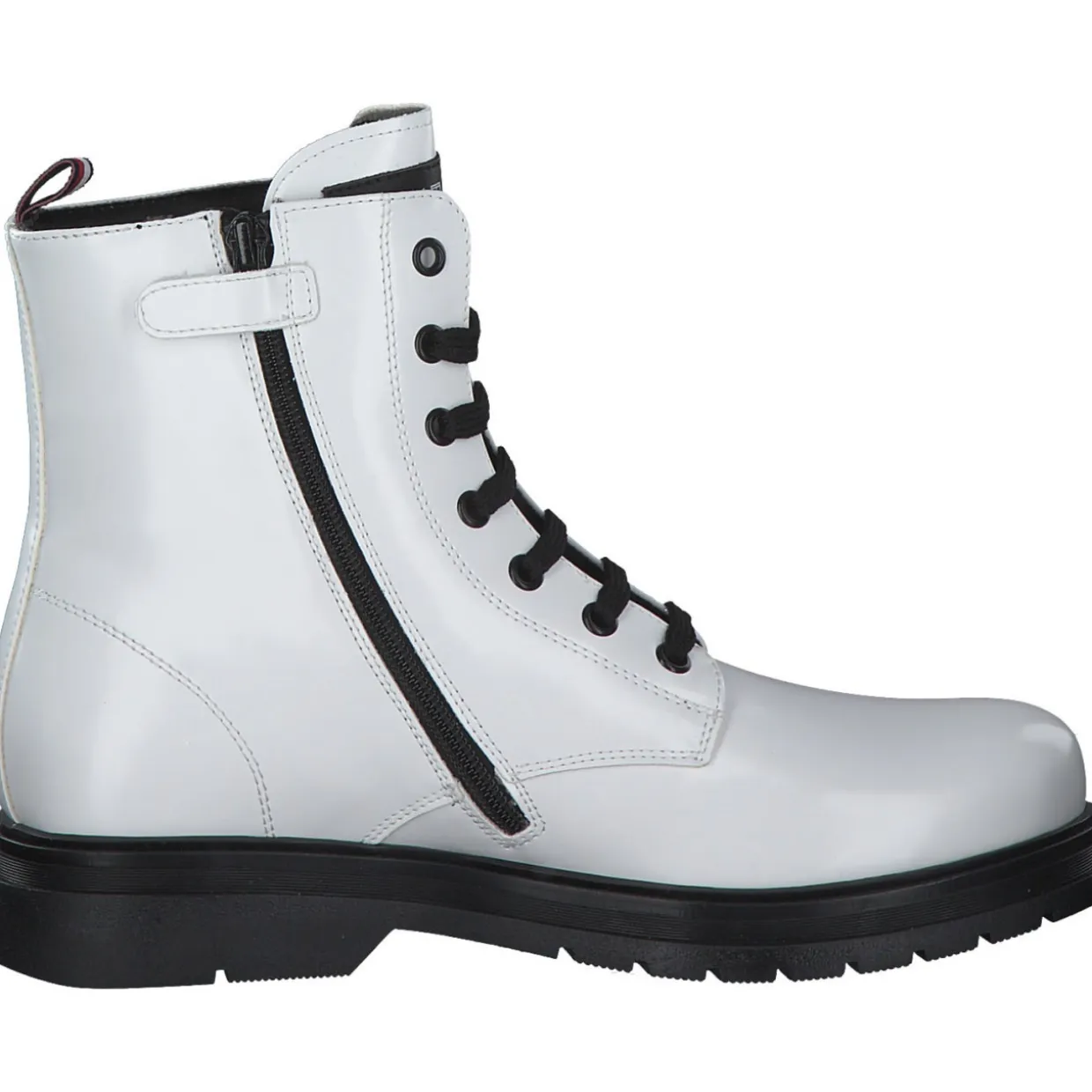 Tommy Hilfiger T4A5-32411, Schnürstiefeletten, Kinder, white