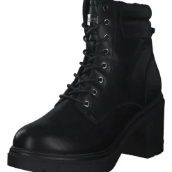 Tom Tailor 4295702, Plateau-Stiefeletten, Damen, black black