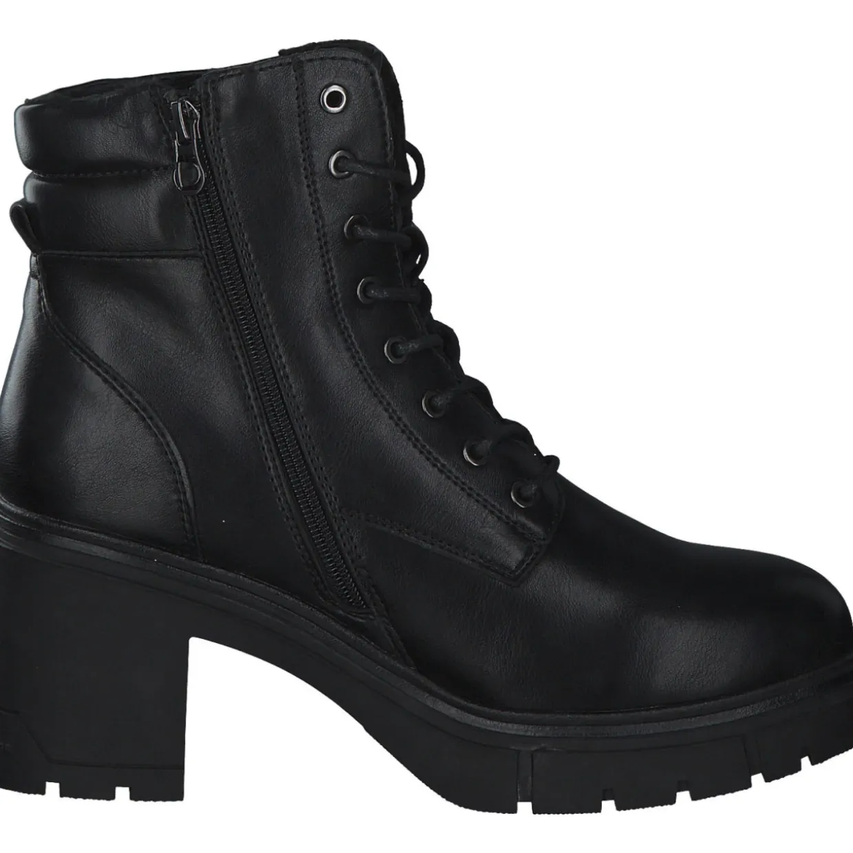 Tom Tailor 4295702, Plateau-Stiefeletten, Damen, black black