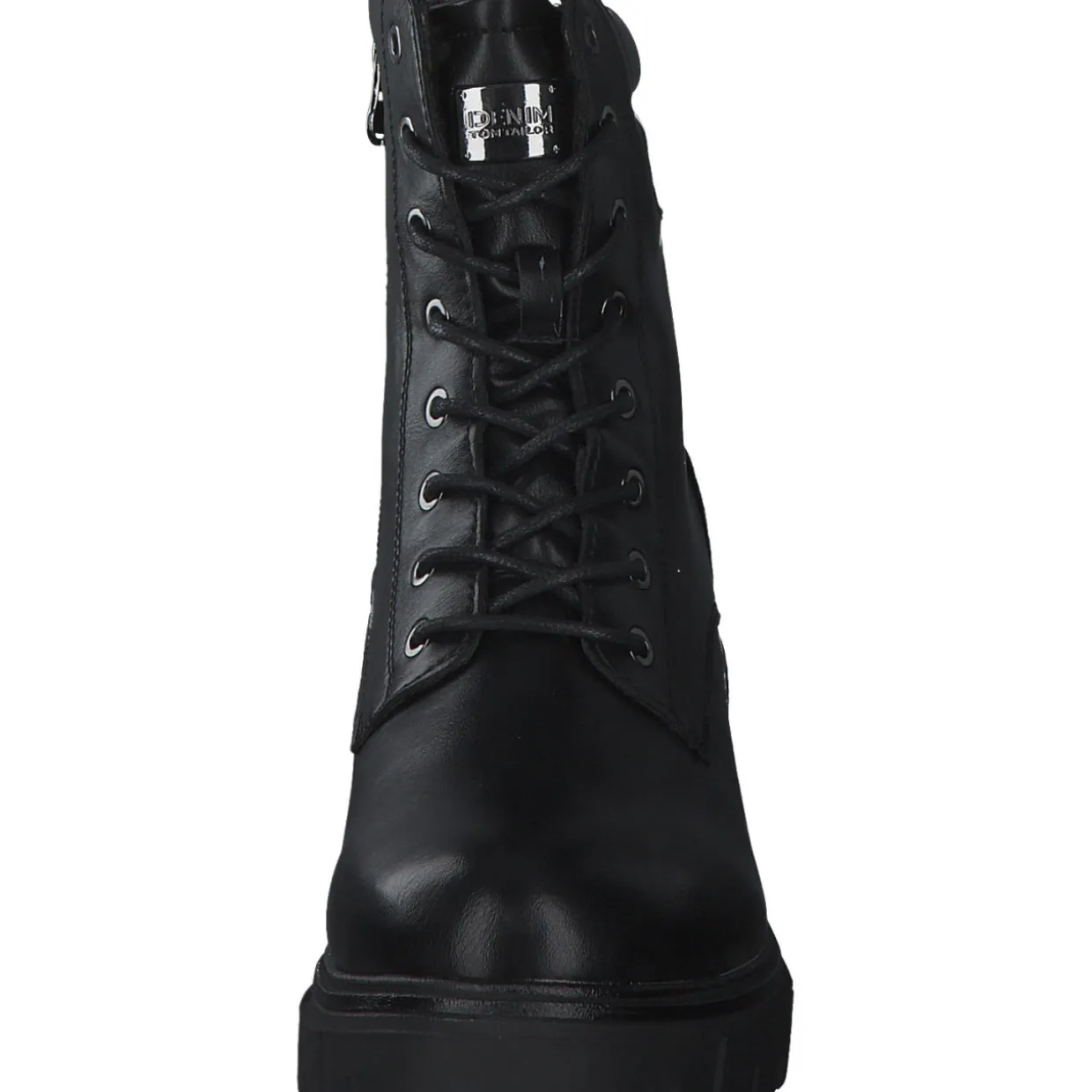 Tom Tailor 4295702, Plateau-Stiefeletten, Damen, black black