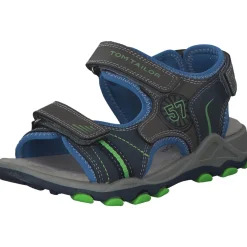Tom Tailor 1171102, Sandalen (Kinder), Kinder, Grau (grey-navy-royal)