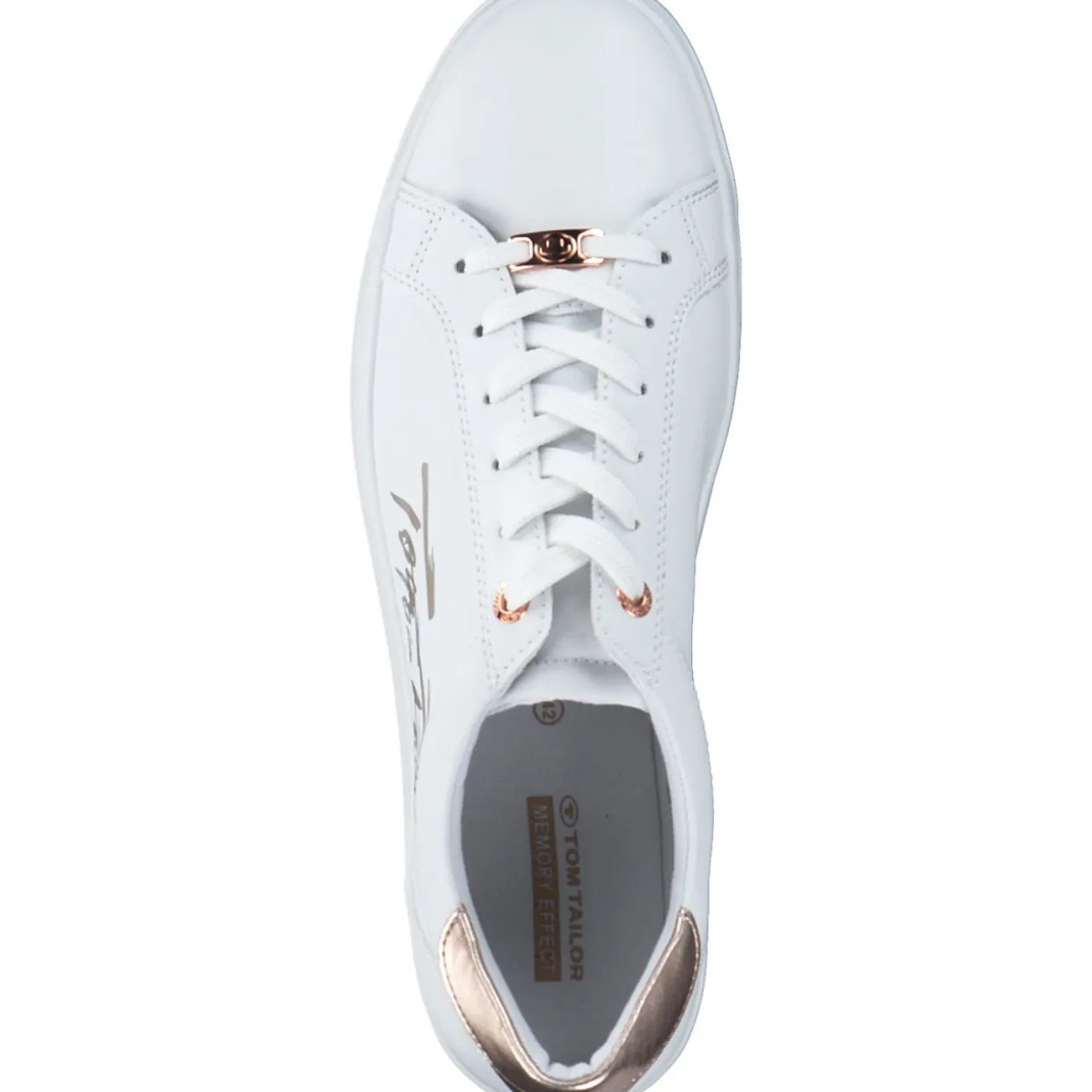 Tom Tailor 5394709, Schnürschuhe, Damen, weiss