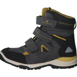 Tom Tailor 4272004 , Winterstiefel, Herren, coal-black-yellow