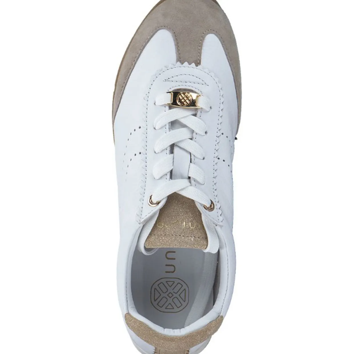 Unisa Dara, Schnürschuhe, Damen, white/platin