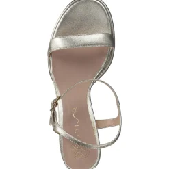 Unisa Soro, Plateau-Sandaletten, Damen, platino