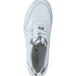 Waldläufer Himona 980007, Schnürschuhe, Damen, WEISS SILBER